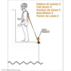 کمربند تثبیت در سقوط و حمایت CAMP COBRA Retractable fall arrester