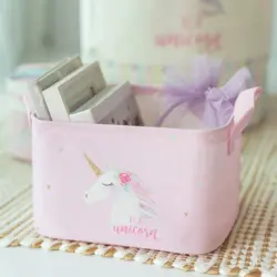 سبد نظم دهنده وسایل کودک طرح یونیکورن اوشن هوم | فروشگاه روبیکالا