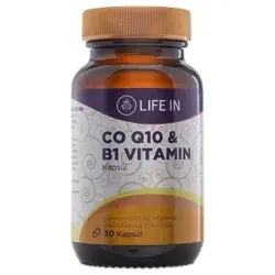 کپسول کوانزیم Q10 و ویتامین B1 لایف این 30 عددی | فروشگاه روبیکالا