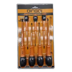 پیچ گوشتی عایق برق دینگشی مدل 68007 مجموعه 7 عددی