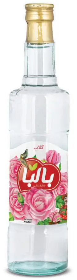 گلاب ممتاز شیشه 410 میلی لیتر