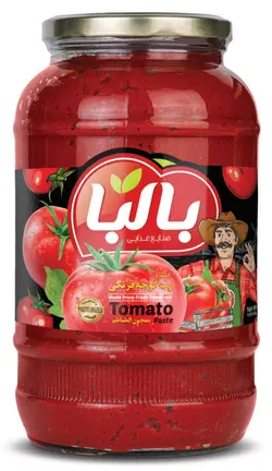 رب گوجه شیشه 1600 گرمی