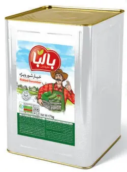 خیارشور سوپر ویژه حلب 17 کیلویی