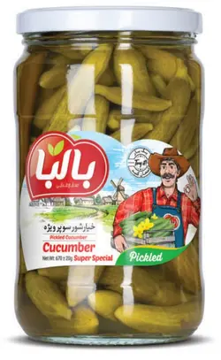خیارشور سوپر ویژه شیشه 680 گرمی