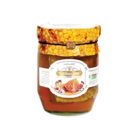 عسل سلامت بانکه ای با موم(1000گرم)