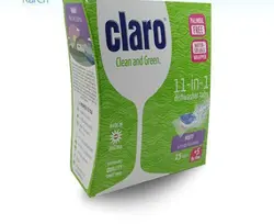 قرص ماشین ظرفشویی کلارو 20 عددی ارسال رایگان