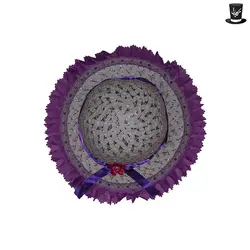 کلاه حصیری دخترانه مدل KHD100