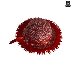 کلاه حصیری دخترانه مدل KHD100
