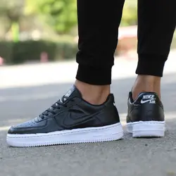 کفش کتونی طرح نایک ایرفورس مشکی زیره سفید