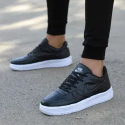 کفش کتونی طرح نایک ایرفورس مشکی زیره سفید