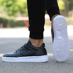 کفش کتونی طرح نایک ایرفورس مشکی زیره سفید