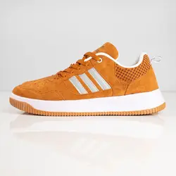 کفش کتونی مدل آدیداس طرح بلغاری رنگ عسلی اشبالت