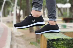 کفش مردانه و زنانه اسکچرز مدل بافت مشکی