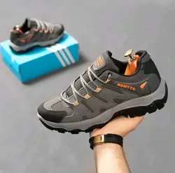 کفش هومتو طرح ساق کوتاه طوسی - فطرس اسپرت