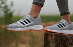 کفش کتونی طرح آدیداس مدل پاندول رنگ طوسی - فطرس اسپرت