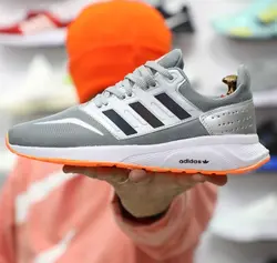 کفش کتونی طرح آدیداس مدل پاندول رنگ طوسی - فطرس اسپرت