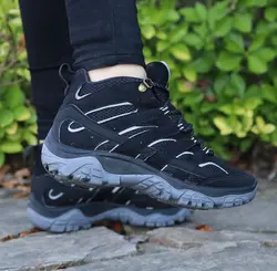 کفش کتونی مدل مرل ساقدار رنگ کرمی - فطرس اسپرت