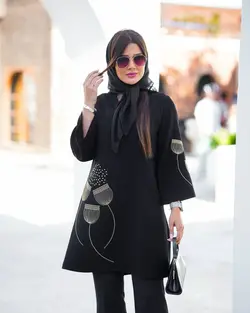 مانتو گلدوزی قاصدک