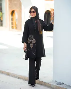 مانتو گلدوزی قاصدک