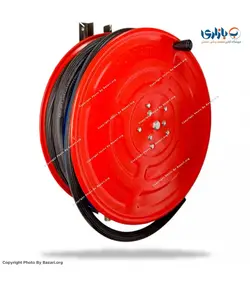 قرقره شیلنگ جمع کن 50 متری بلبرینگ دار سایز 