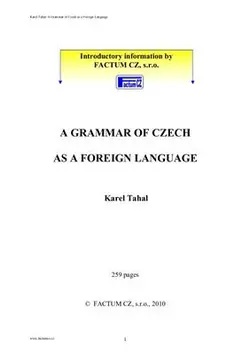 خرید کتاب زبان چک A Grammar of Czech as a Foreign Language