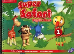 خرید کتاب زبان آموزشی کودکان سوپر سافاری بریتیش Super Safari 1 British Pupils+Activity Book+CD+DVD