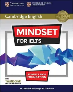 خرید کتاب کمبریج انگلیش مایندست فور آیلتس فاندیشن Cambridge English Mindset For IELTS Foundation Student Book+CD