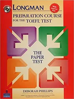 خرید کتاب زبان لانگمن پی بی تی پریپریشن کورس Longman PBT Preparation Course for the TOEFL Test The Paper Tests with CD