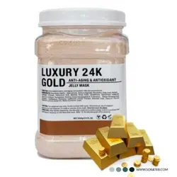 ماسک هیدروژلی طلا ۲۴ عیار جوانساز پوست (
