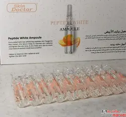 پک 10عددی ویال مالشی ضد لک پوست پپتید نارنگی (