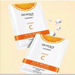 ماسک ورقه ای ویتامین سی روشن کننده و سفید کننده صورت (