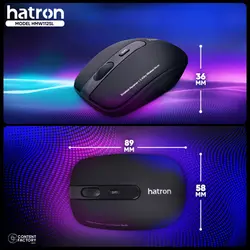 ماوس بی سیم هترون مدل HMW112SL - فروشگاه اینترنتی رایان کلیک