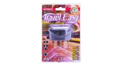 مبدل دو شاخ به سه شاخ برق سومو [ SM111 ] محافظ دار