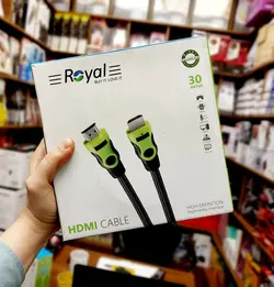 کابل اچ دی ام ای HDMI کنفی رویال ROYAL به طول 30 متر