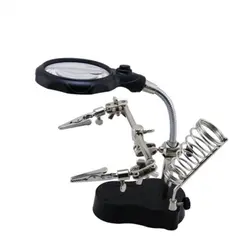 گیره مونتاژ ذره بین دار با پایه چراغدار اصلی [TE-801]