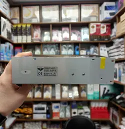 آداپتور 24 ولت 20 آمپر فلزی فن دار مدل S-480-24 فالکن FALCON