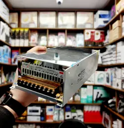 آداپتور 24 ولت 20 آمپر فلزی فن دار مدل S-480-24 فالکن FALCON