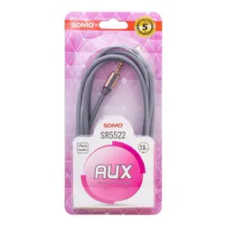 کابل افزایش طول 3.5 میلی متری صدا سومو مدل SR5522 طول 2.0 متر