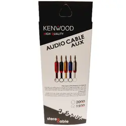 کابل AUX جک 3.5 میلیمتری کنوود KENWOOD طول 1.5 متر