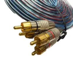 کابل RCA دو به دو 5 متری فیش فلزی| K2 Electronics