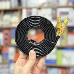 کابل RCA دو به دو 5 متری فیش فلزی| K2 Electronics