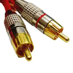 کابل RCA دو به دو 5 متری فیش فلزی| K2 Electronics