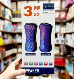اسپیکر بلوتوثی قابل حمل شیشه ای  CS-3306