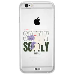 قاب شفاف تی پی یو طرح فرشته چنگ نواز مناسب برای گوشی Apple iPhone 6