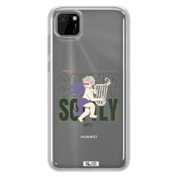 قاب شفاف تی پی یو طرح فرشته چنگ نواز مناسب برای گوشی Huawei Y5P