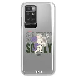 قاب شفاف تی پی یو طرح فرشته چنگ نواز مناسب برای گوشی Xiaomi Redmi 10