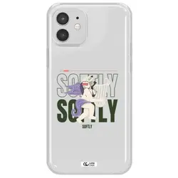 قاب شفاف تی پی یو طرح فرشته چنگ نواز مناسب برای گوشی Apple iPhone 12 mini