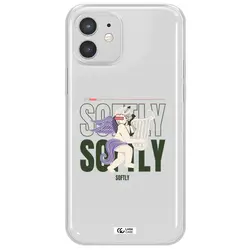 قاب شفاف تی پی یو طرح فرشته چنگ نواز مناسب برای گوشی Apple iPhone 12 mini