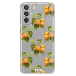 قاب شفاف تی پی یو طرح زردآلو مناسب برای گوشی Samsung A21 Fe