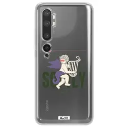 قاب شفاف تی پی یو طرح فرشته چنگ نواز مناسب برای گوشی Xiaomi Mi Note 10